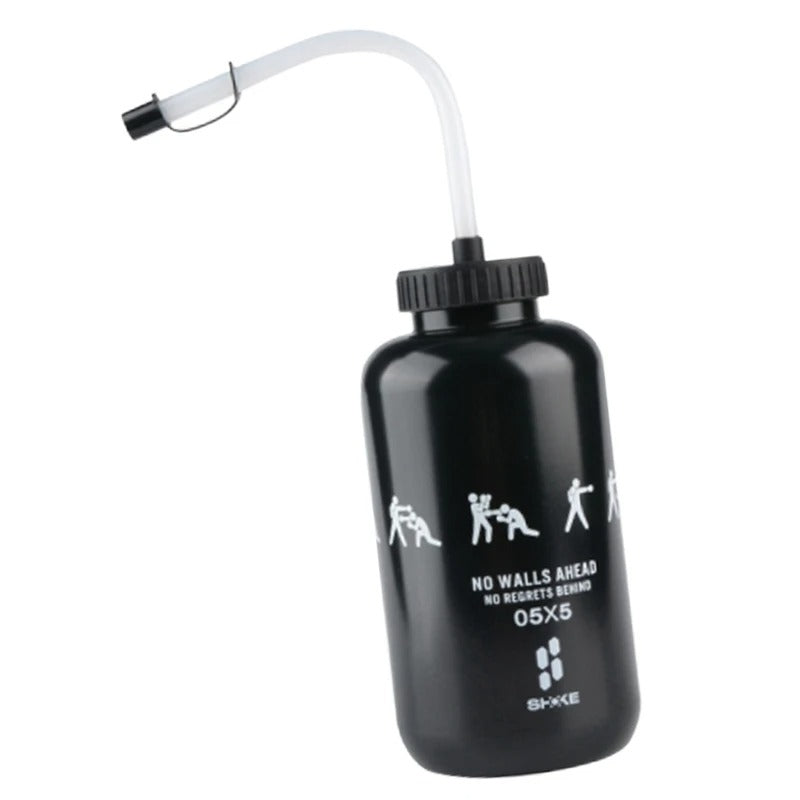 1L Sport Water Bottle With A Long Straw